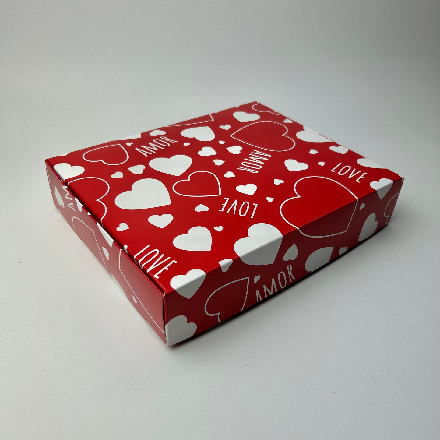 Caja 25x20x5 cm "Amor Love" Roja