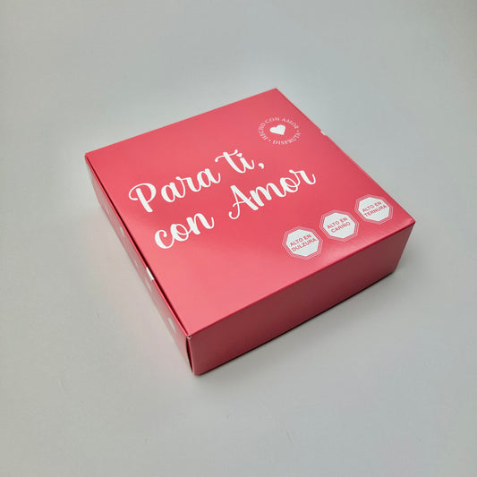 Caja 16x16x5 cm Para ti, con Amor