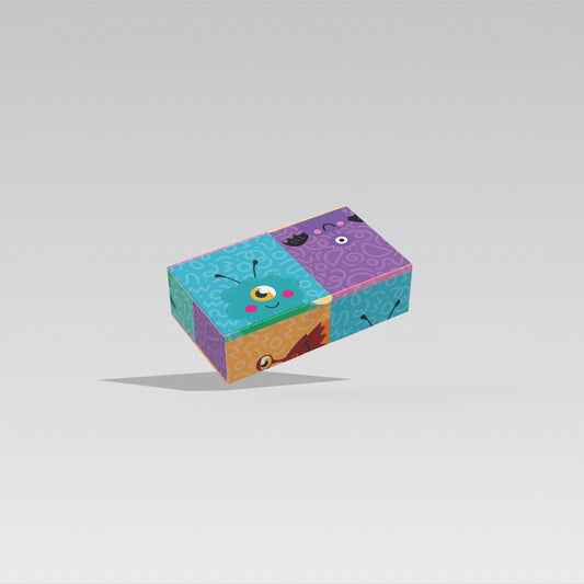 Caja 14x8x4 cm Monstruos