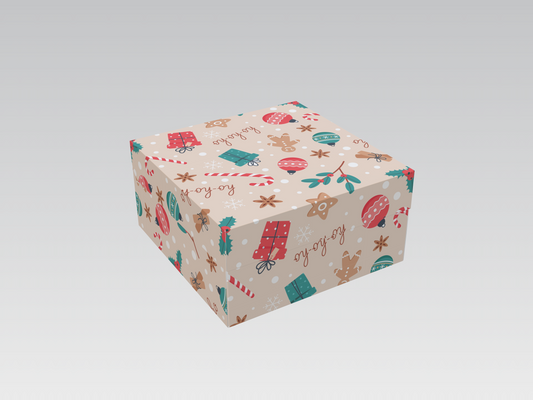 Caja 20x20x10 cm Navidad