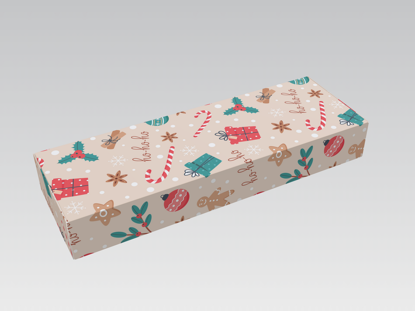 Caja 36x12x5 cm Navidad