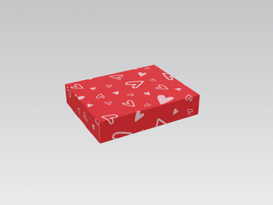 Caja 25x20x5 cm Corazones San Valentín