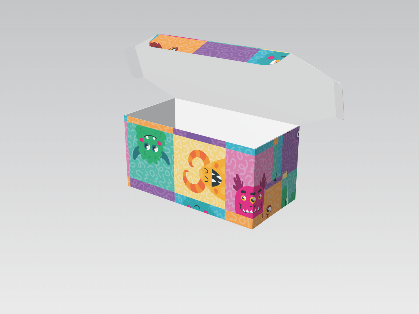 Caja NY Cookies 25x10x10 cm Monstruos