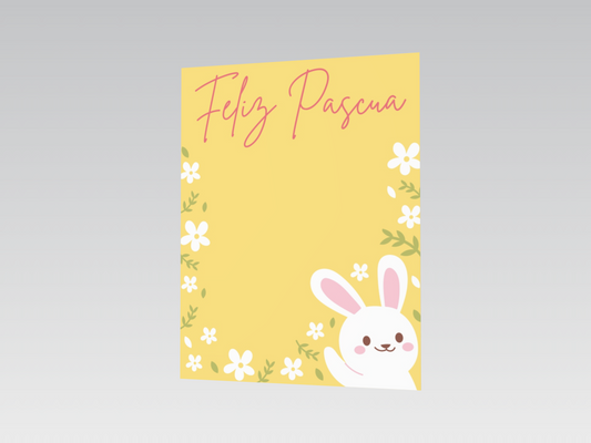 Cookie Card 10x13 cm Pascua Amarillo